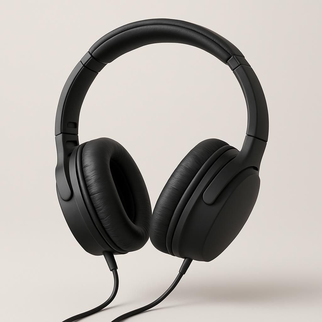 Over-ear Hörlurar med Sladd Brusreducering