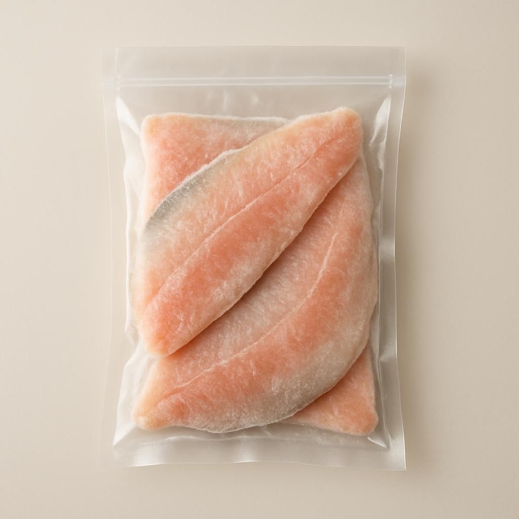 Fryst Regnbågslax 99 kr/kg. Tillfälligt parti.