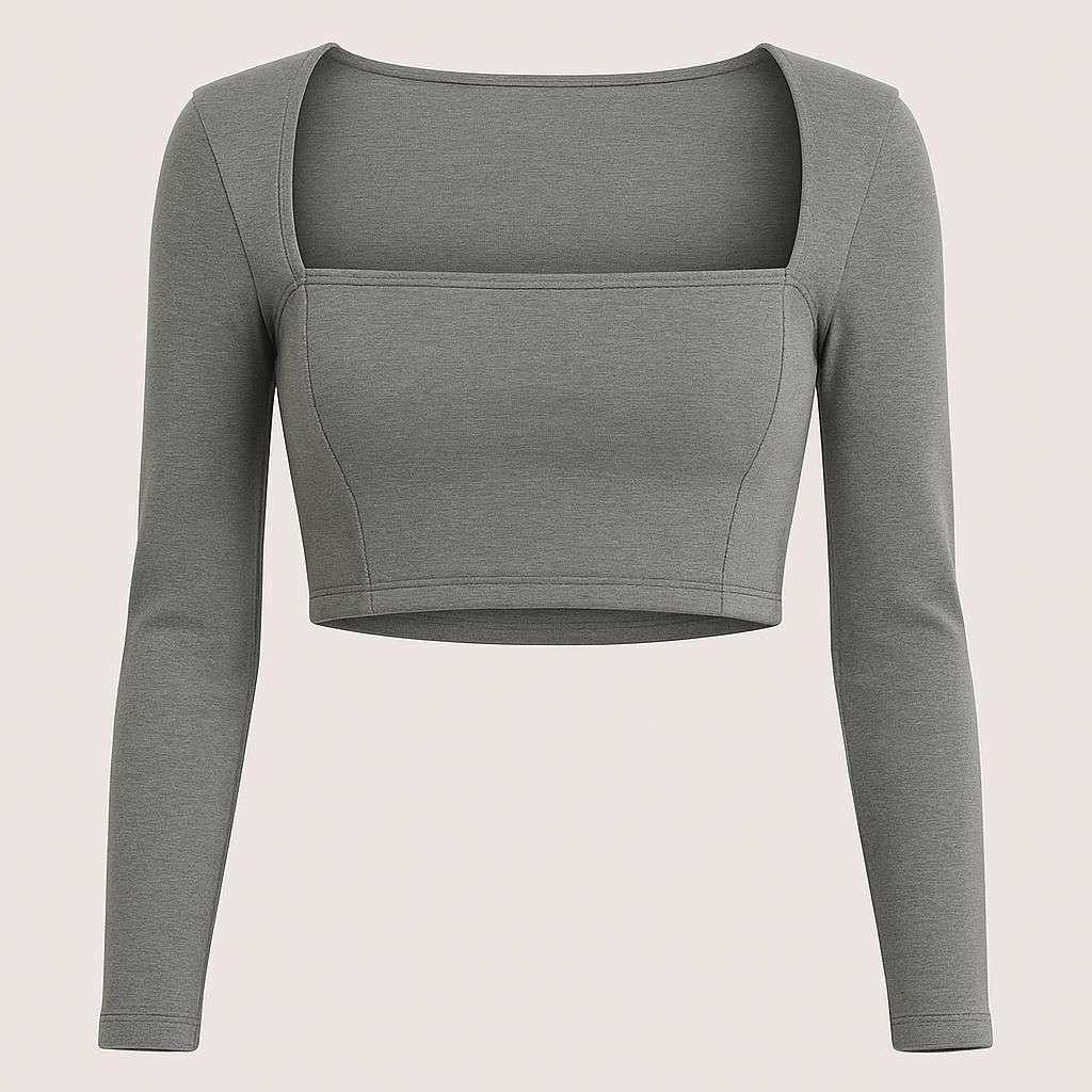 Soft Touch Square Top Gray Women