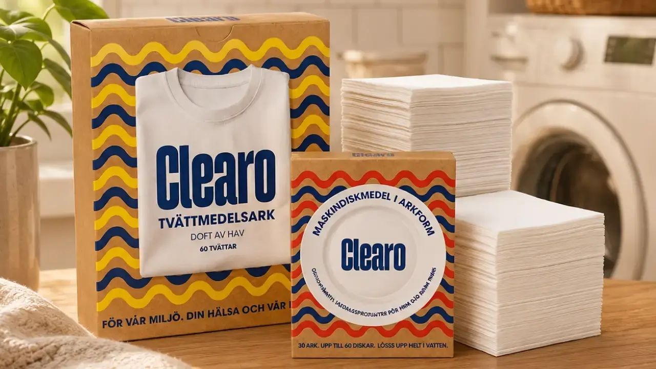 Bli testpilot - Clearo Maskindisk- & Tvättmedelsark