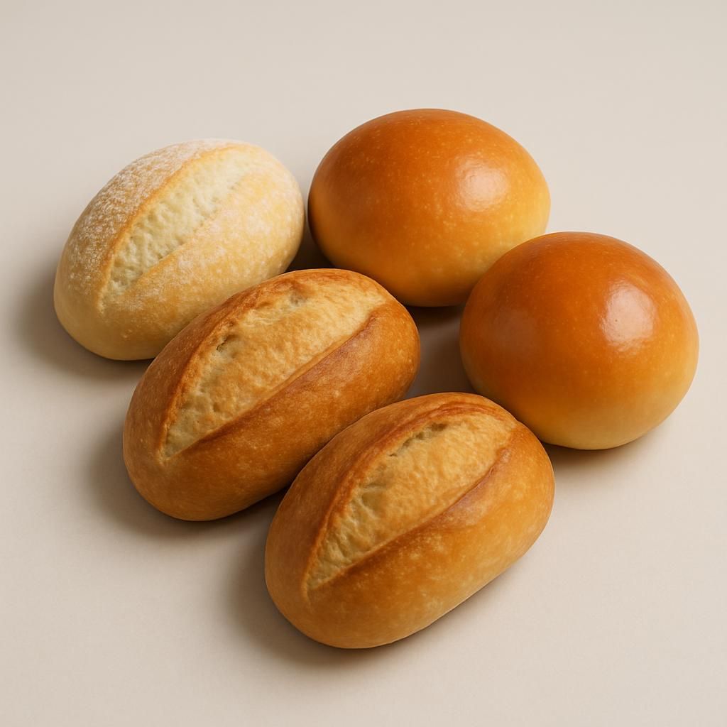 5 bullar eller frallor från Dahls Bageri