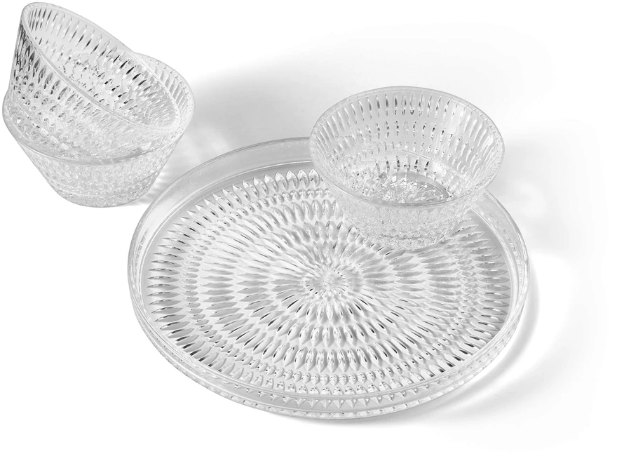 Ethno serveringsset, 4 delar, Ø 22 cm