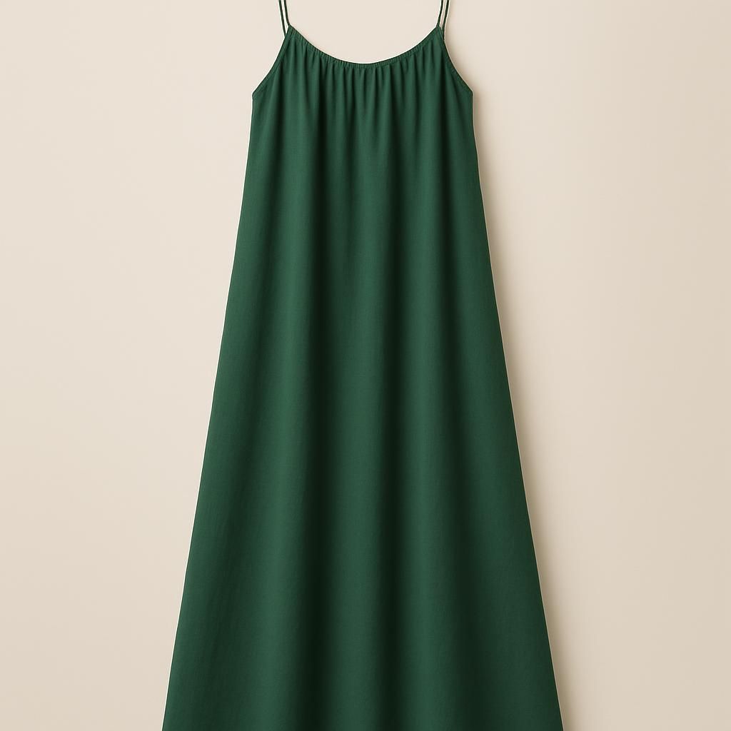 Vila Vimilina Strap Maxi Dress - Green Milieu