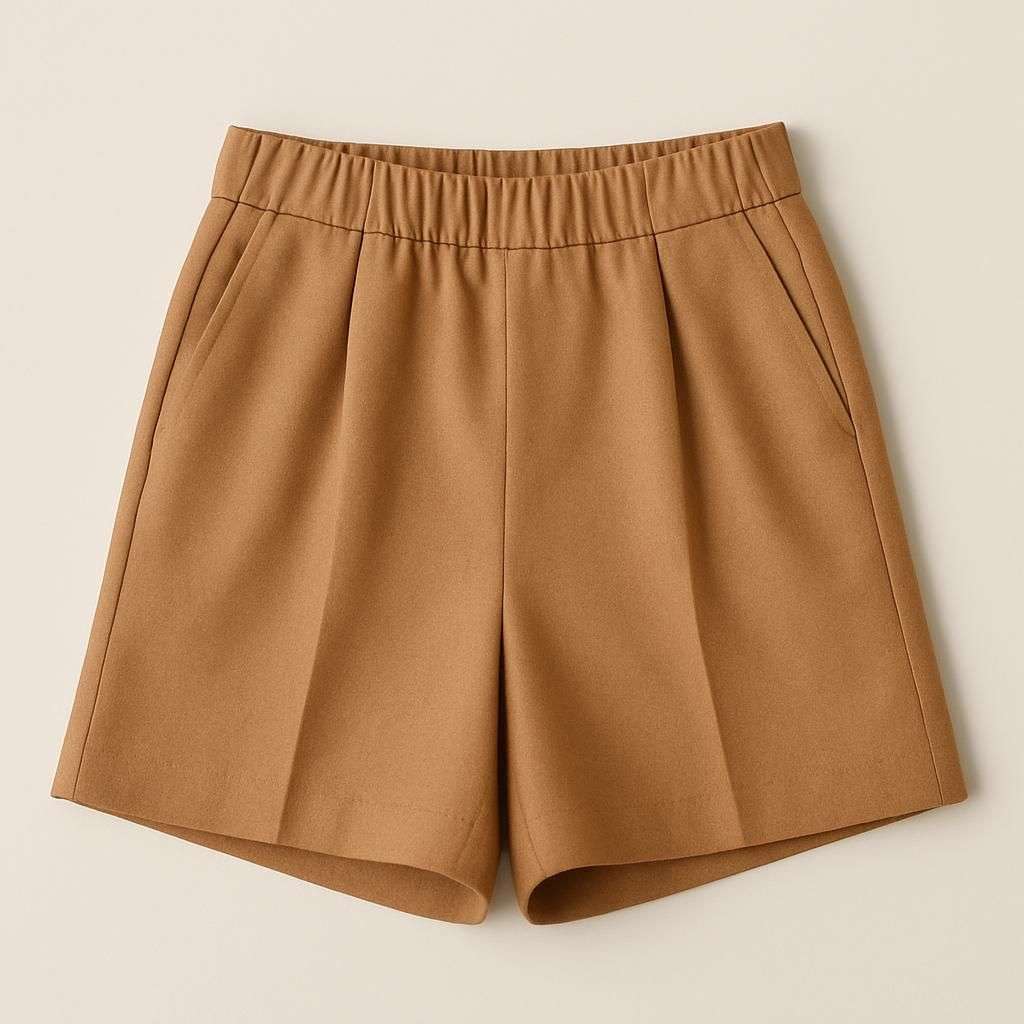 SC-AKILA 2-C Camel Shorts by Soyaconcept