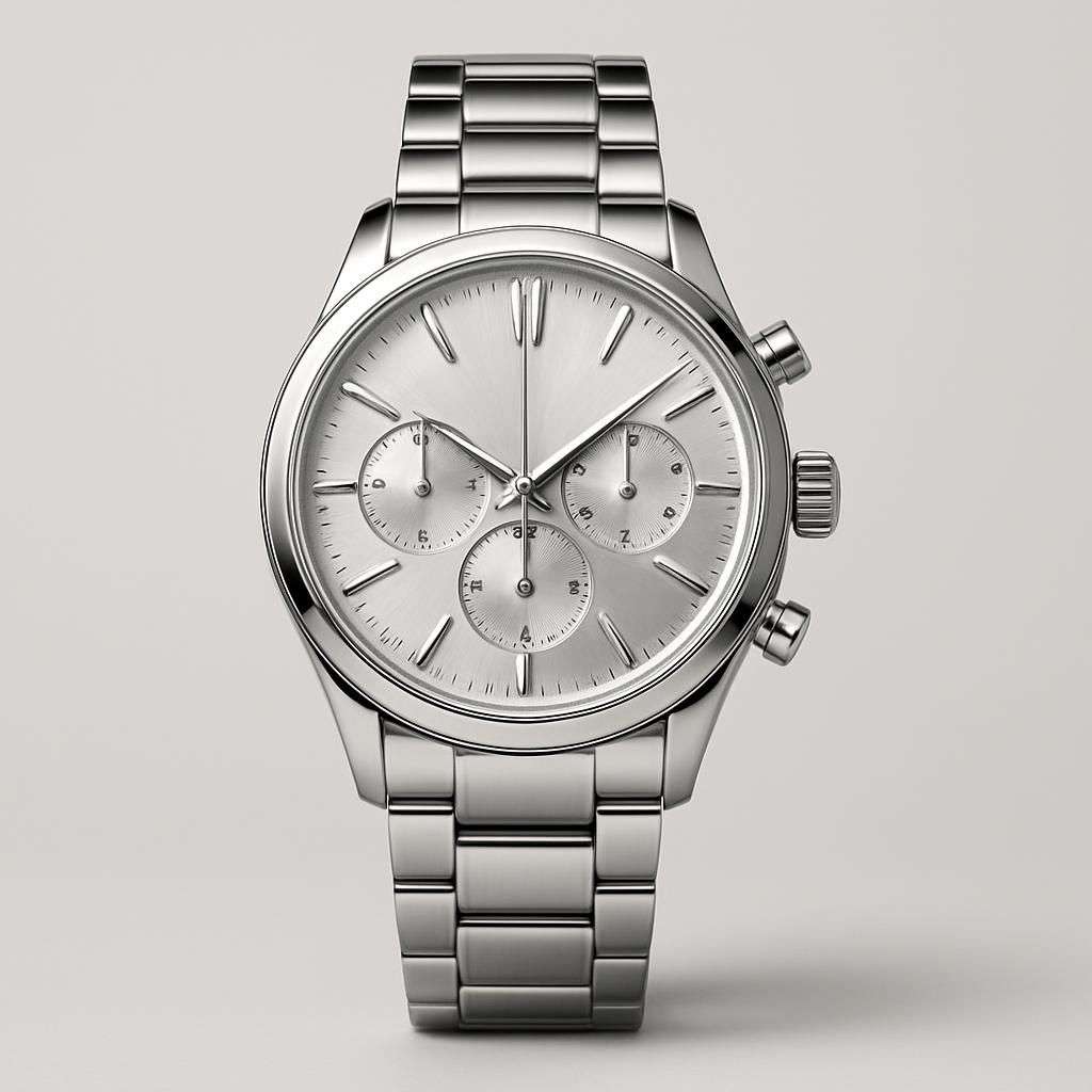 Professional Stainless Steel Wristwatch for Men