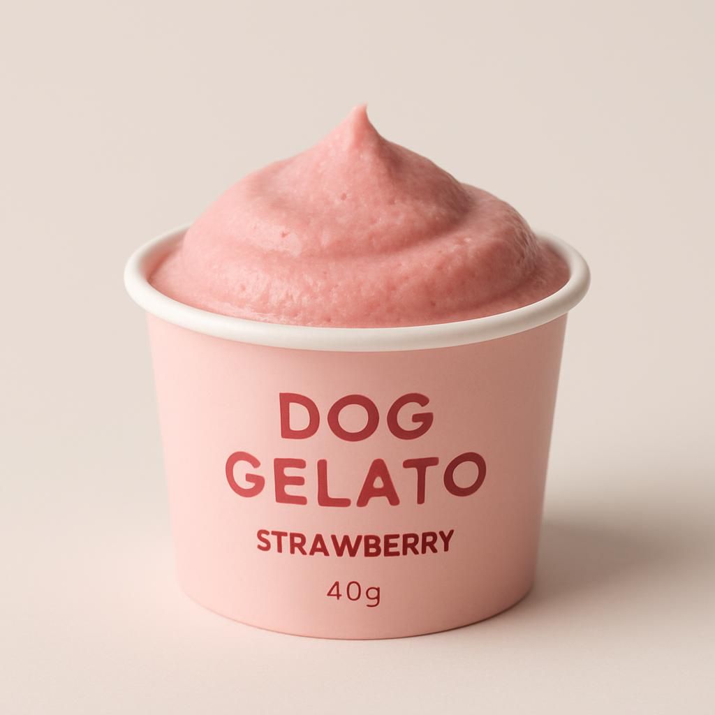 Fidovet Gelato Hundglass Jordgubb 40g
