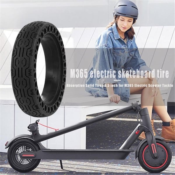 2-pack punkteringsfria gummidäck till Xiaomi M365