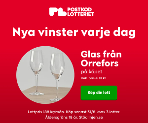 Orrefors Sense Sparkling 2-pack på köpet hos Postkodlotteriet