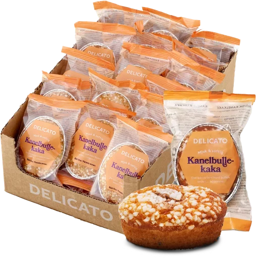 Kampanj på Delicato-bollar, biskvier och fika