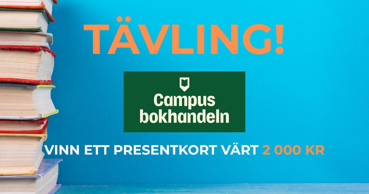 Vinn ett presentkort på 2 000 kr från Campusbokhandeln!