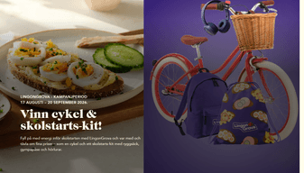 Pågen Lingongrova – tävla om cykel och skolstarts-kit