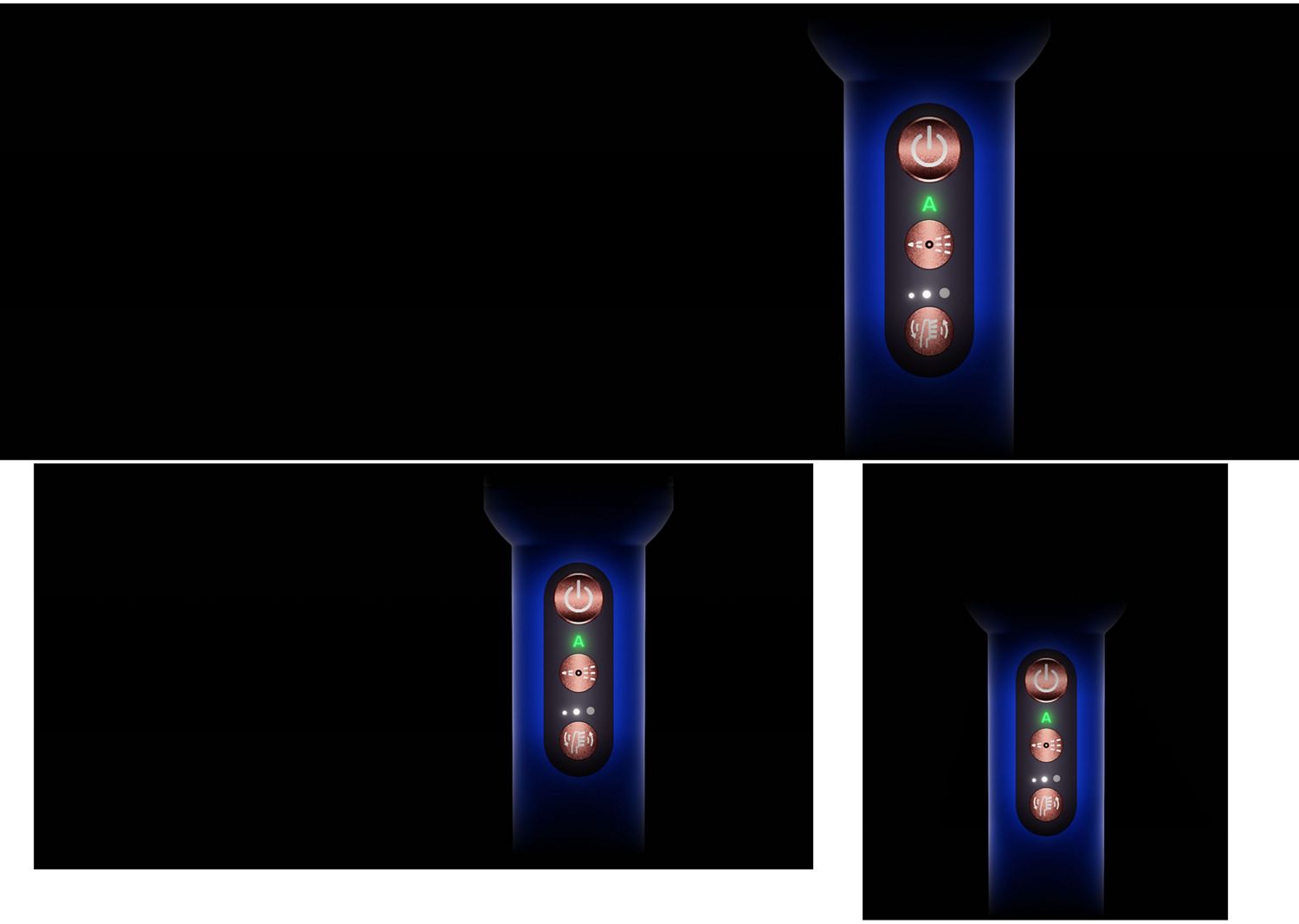 Dyson CameraJet elektrisk tandborste, keramisk ultrablå