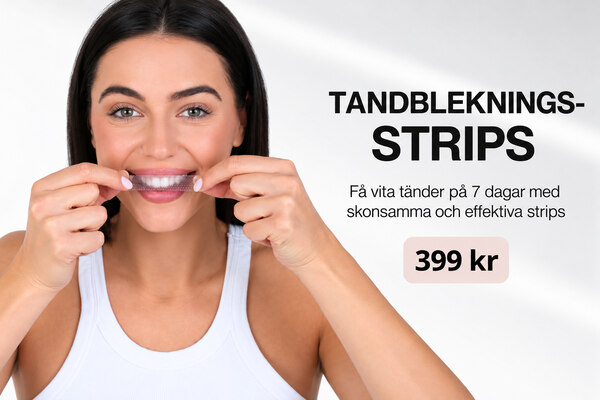 Få en tandblekningspenna värd 399 kr på köpet hos Dentaworks