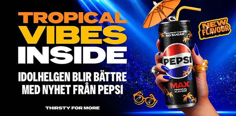 Få en gratis Pepsi MAX Tropical med kupong från Pepsi