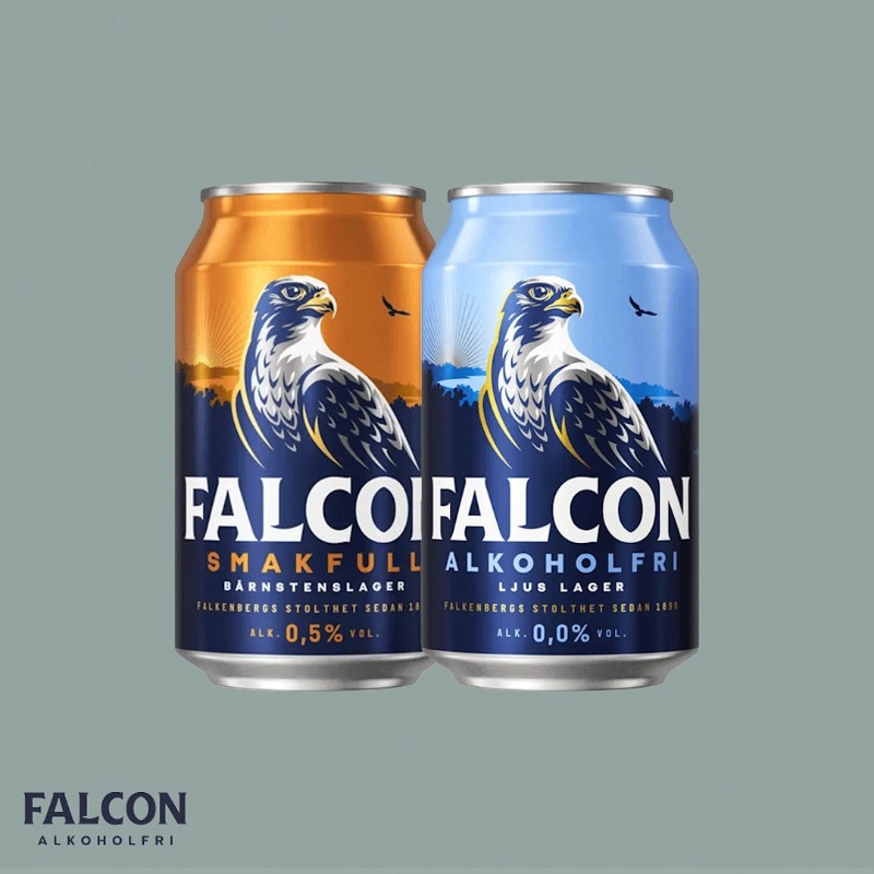 100% cashback på en burk Falcon 0,0 % eller Falcon Smakfull 0,5 % via Rabble