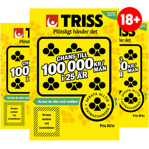 Skicka en Trisslott via Mobila Presentkort för 30 kr