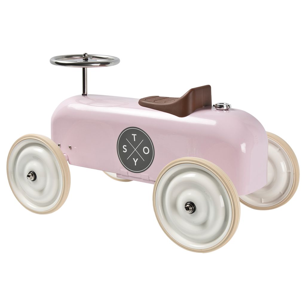 Vintage Gåbil Ljusrosa Stoy