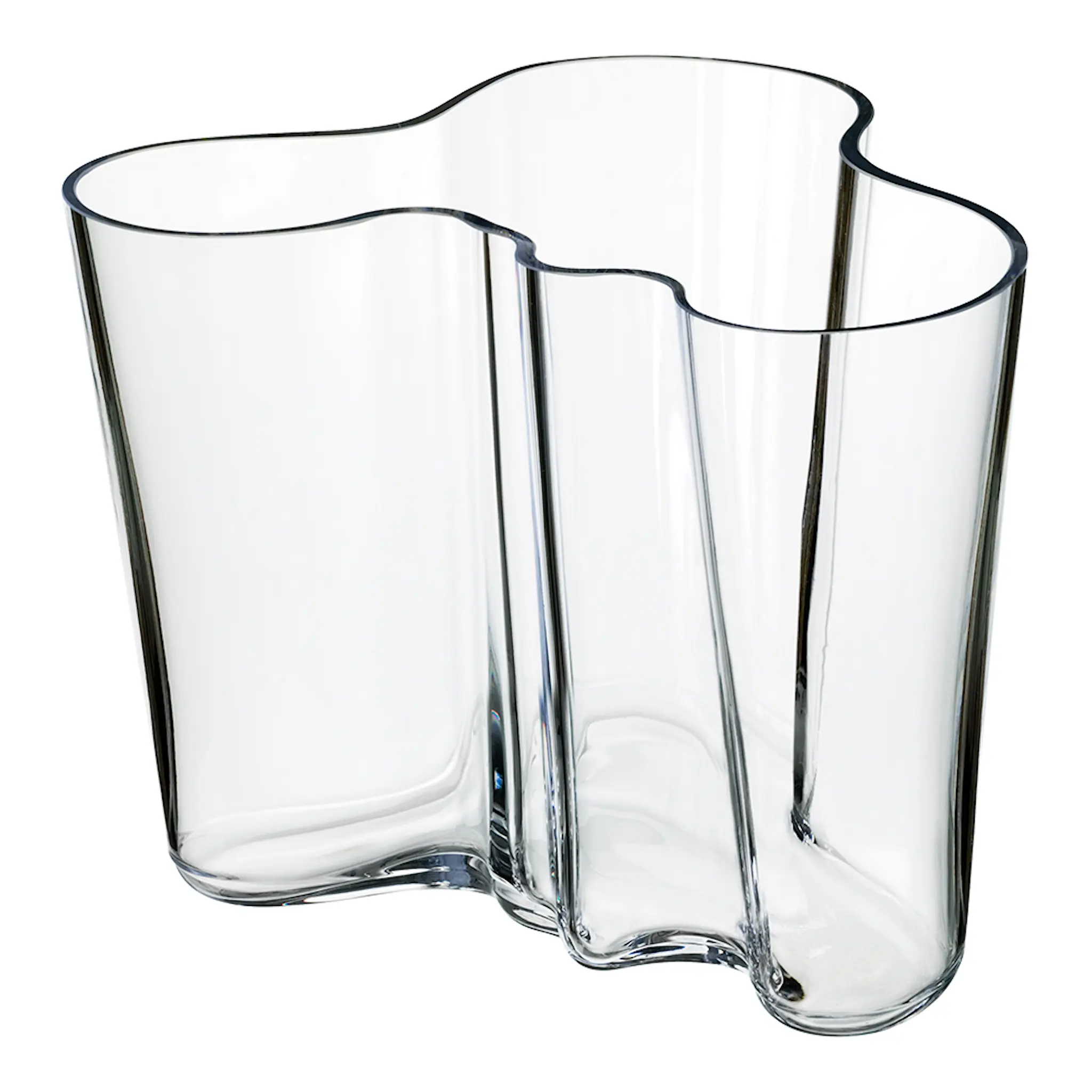 Lucka 14 - Iittala Alvar Aalto Collection Vas 16 cm Klar - Cervera