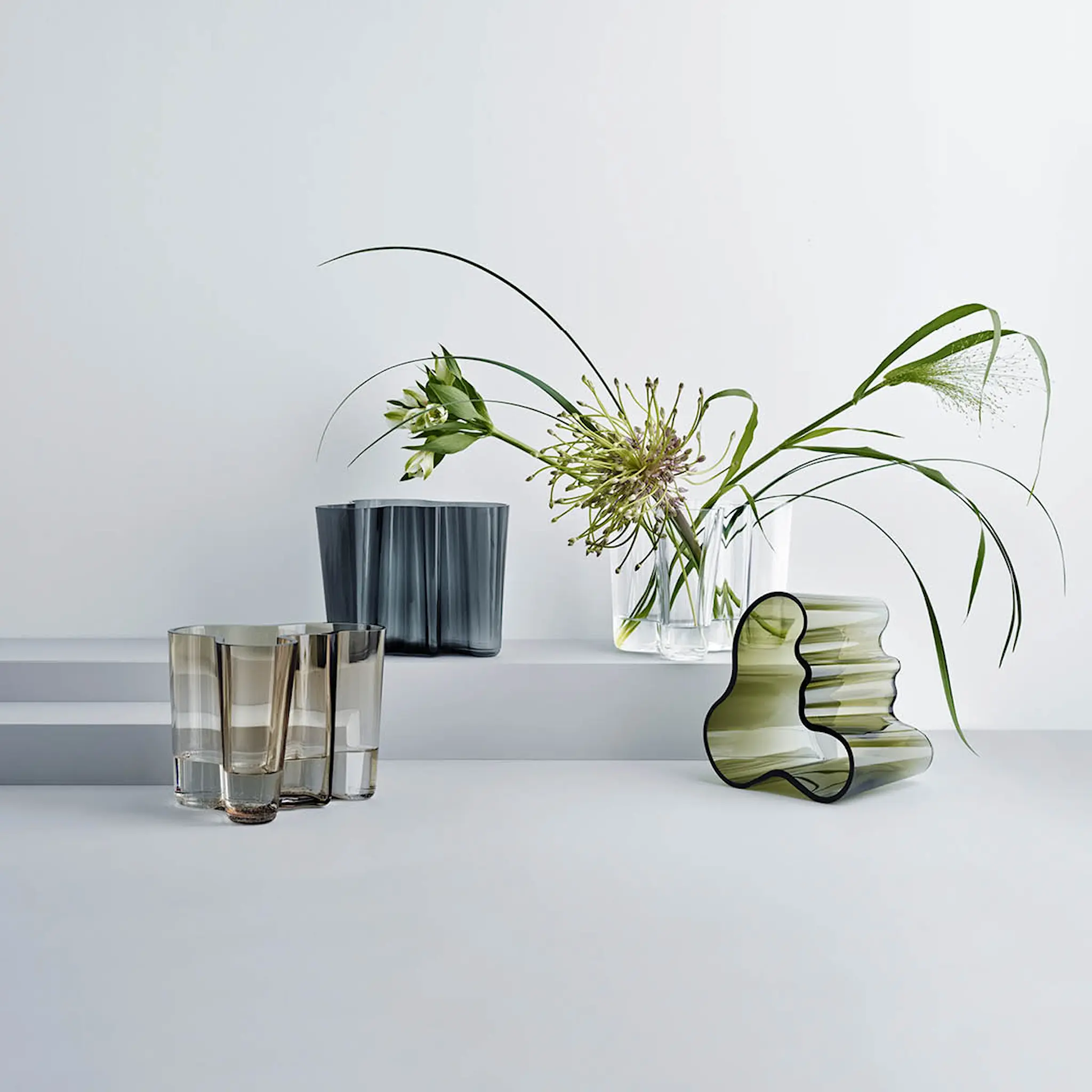 Lucka 14 - Iittala Alvar Aalto Collection Vas 16 cm Klar - Cervera