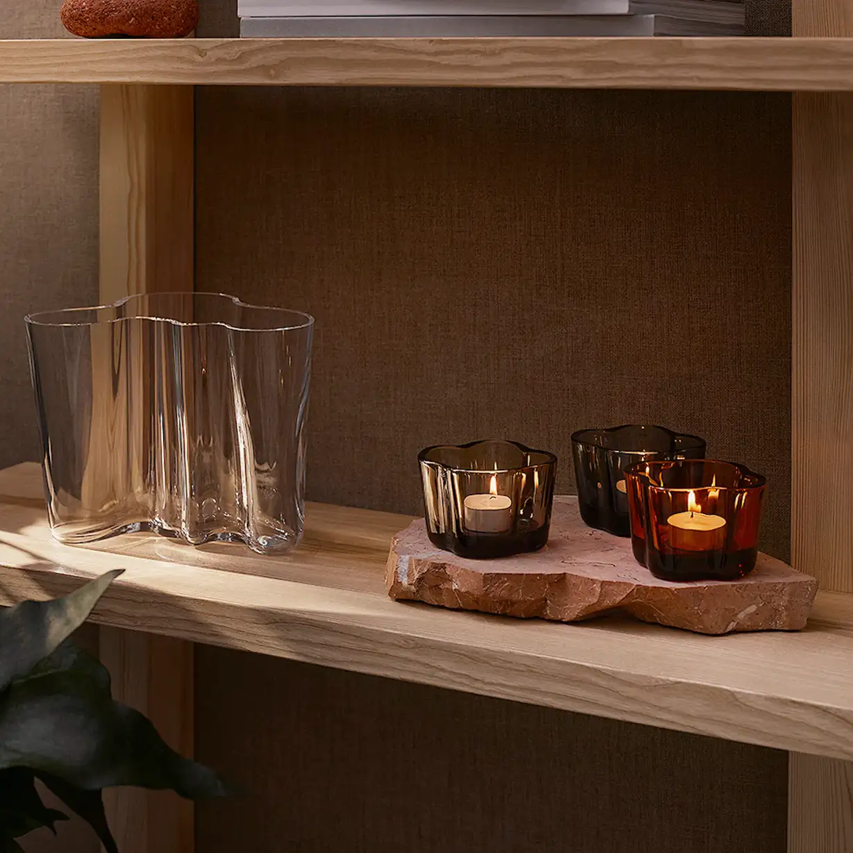 Lucka 14 - Iittala Alvar Aalto Collection Vas 16 cm Klar - Cervera