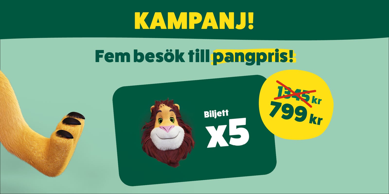 Leos Lekland - 5 besök till pangpris!