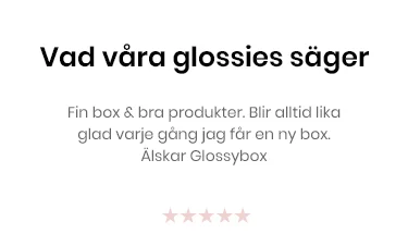 Den Ultimata Glossybox Skönhetsboxen