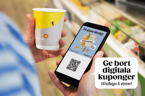 Pressbyrån: 50 % på glass från GB