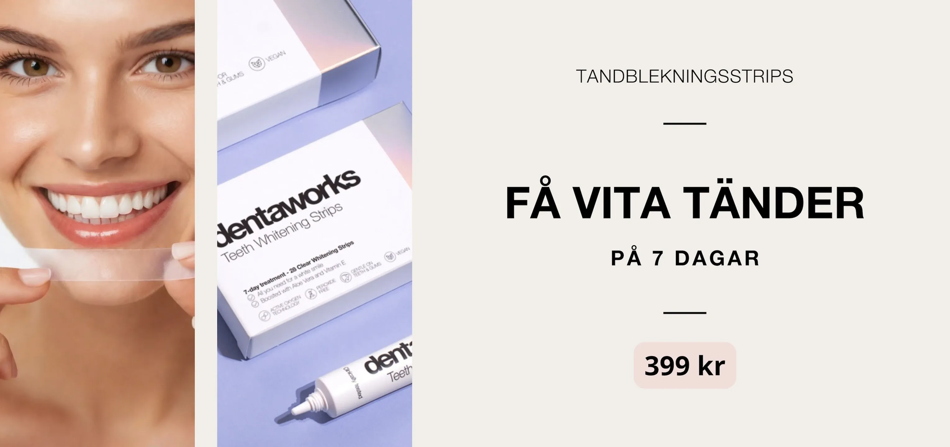 Dentaworks 15 % på tandblekning för hemmabruk