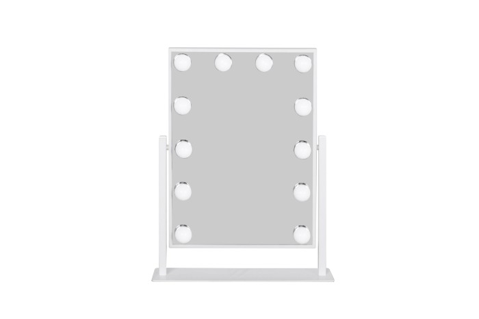 LED Uppljusad Sminkspegel Glow 36,5 cm Vit