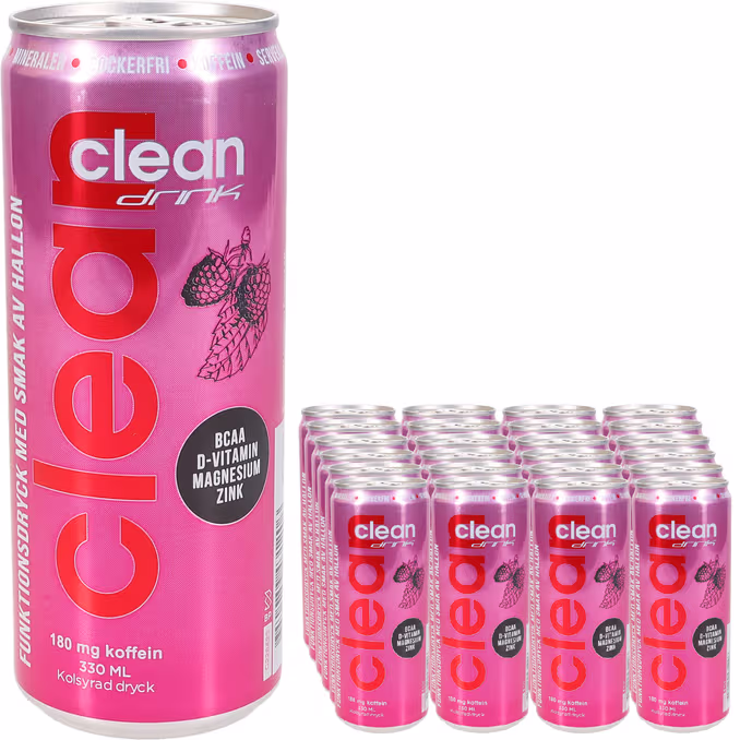 Clean Drink Hallon Funktionsdryck 24-pack 330ml