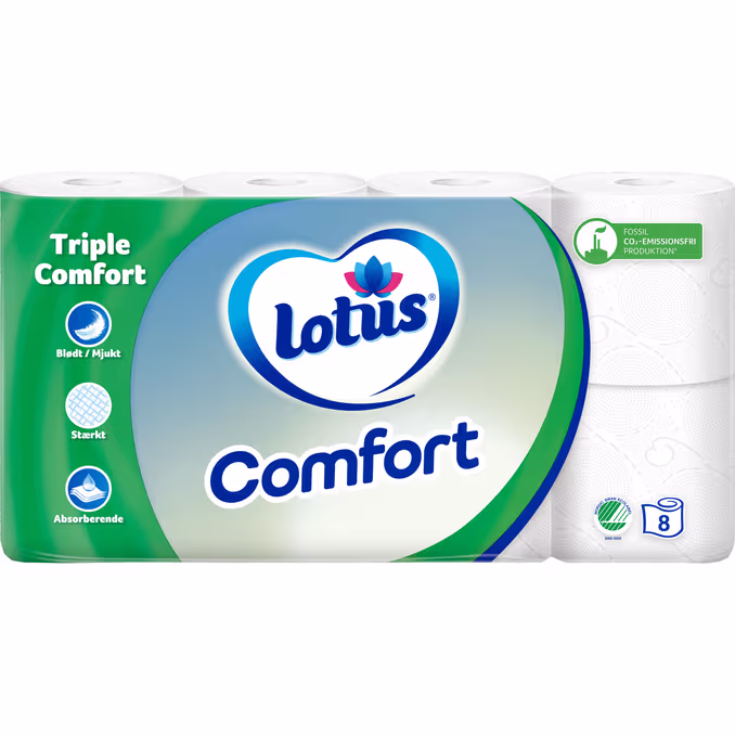 Toalettpapper Comfort 8-pack från Lotus