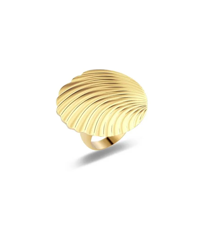 Elegant Shelli Gold Statement Ring