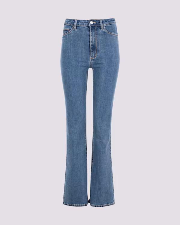 Jane Blue High-Waist Bootcut Women's Jeans