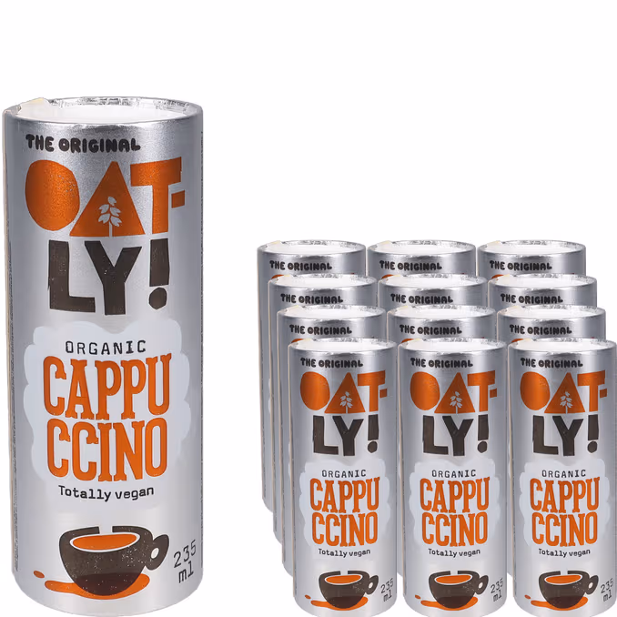 Oatly Cappuccino 12-Pack, 235 ml