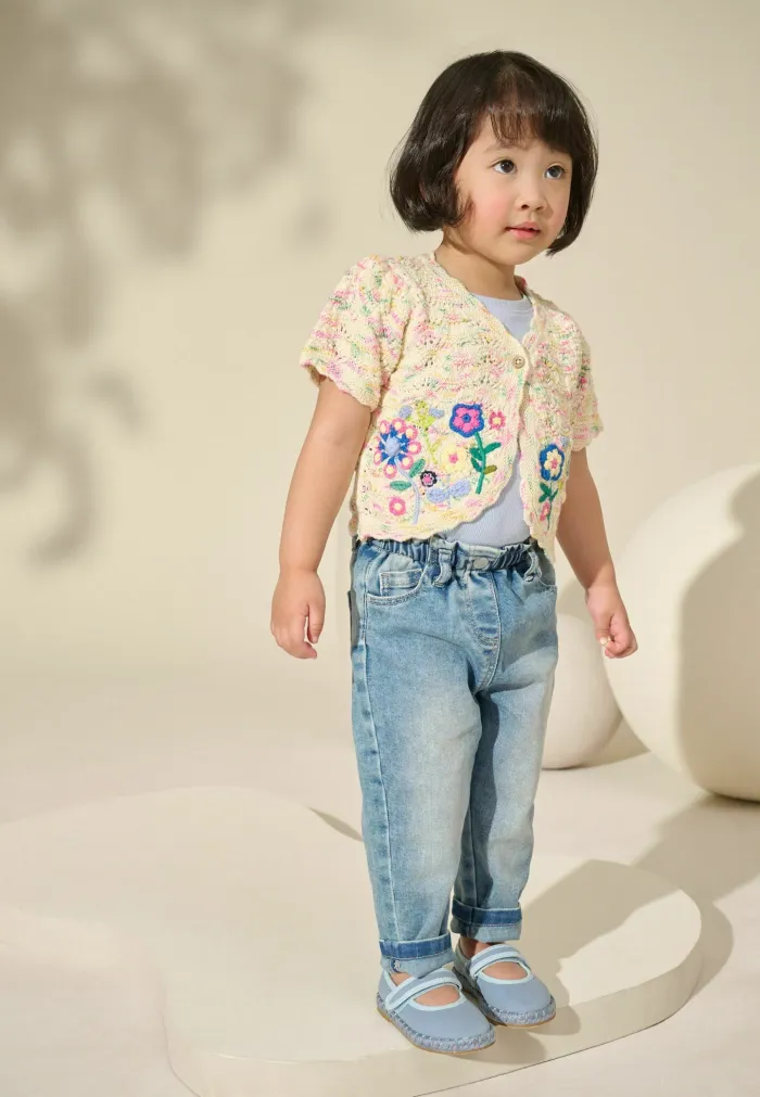 Next Regular Fit Embroidered Kofta - Multi/Beige