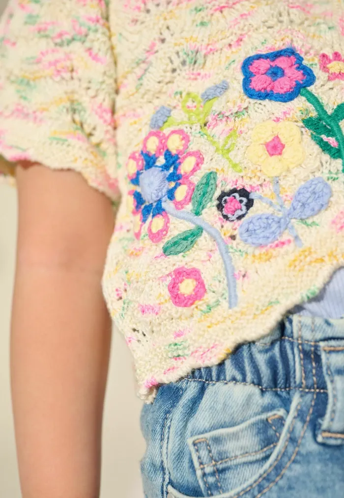 Next Regular Fit Embroidered Kofta - Multi/Beige