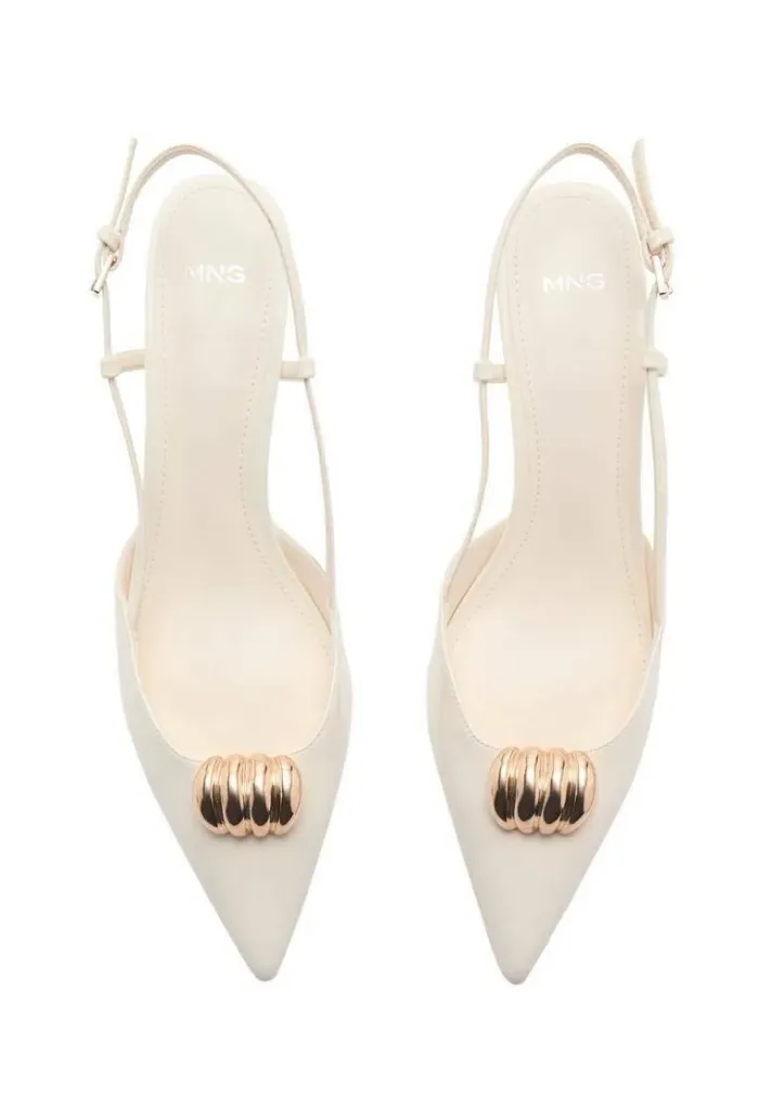 Elegant White Mango Pumps