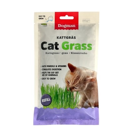 Dogman Cat Grass Refill Pack 100g