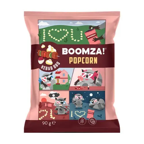 Boomza Kebab BBQ Popcorn 90g