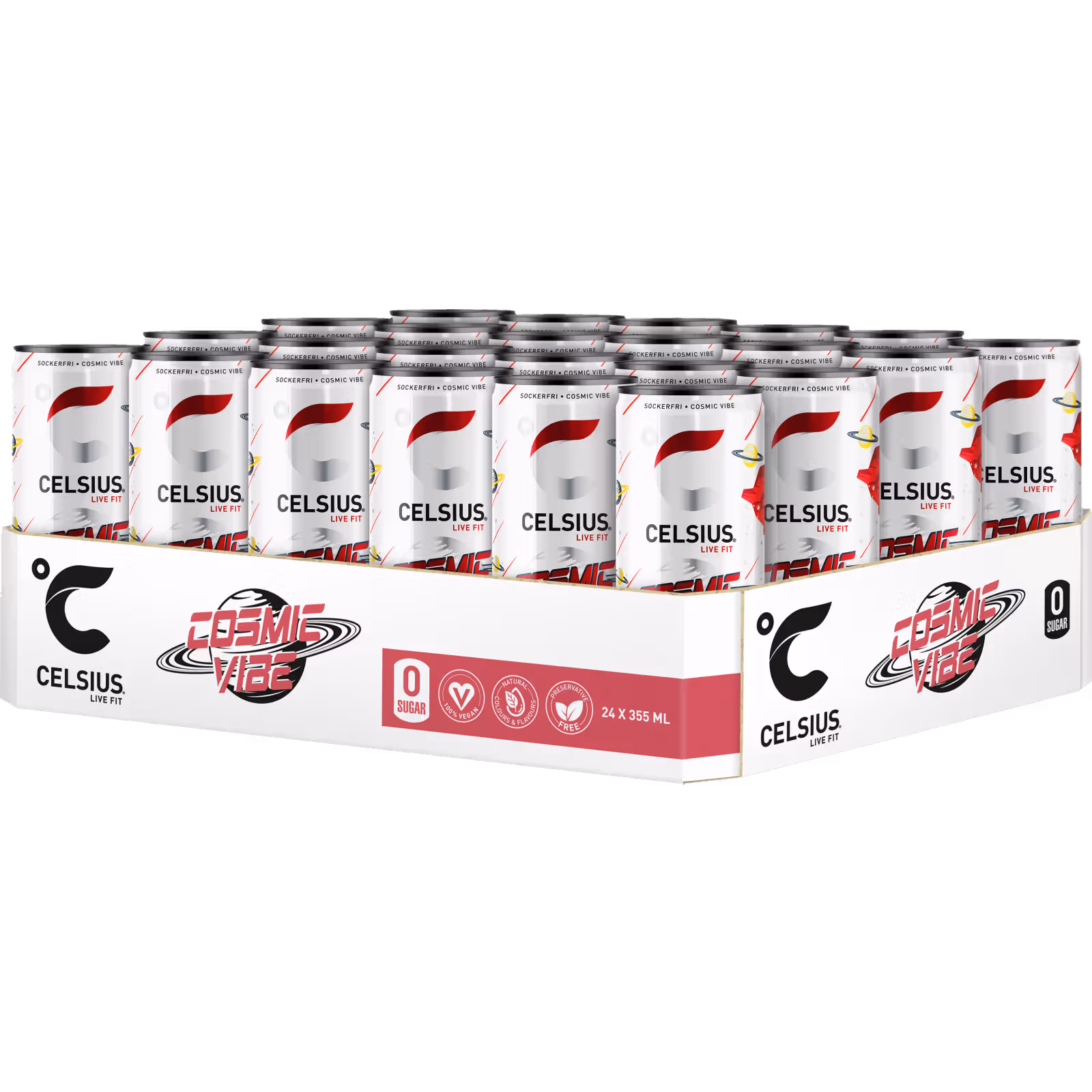 Celsius Cosmic Vibe Energidryck 24-pack 355ml