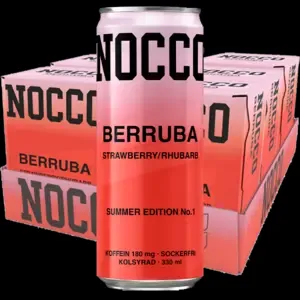 Nocco Berry Bliss 33cl, 24-Pack (4x6 Packs)