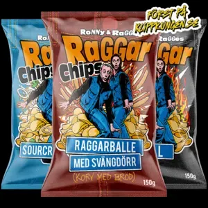 Ronny & Ragge's Raggarchips 150g Trio