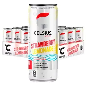 Celsius Strawberry Lemonade 24-Pack 355ml