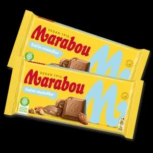 Marabou Salted Almonds Chocolate Bar 200g
