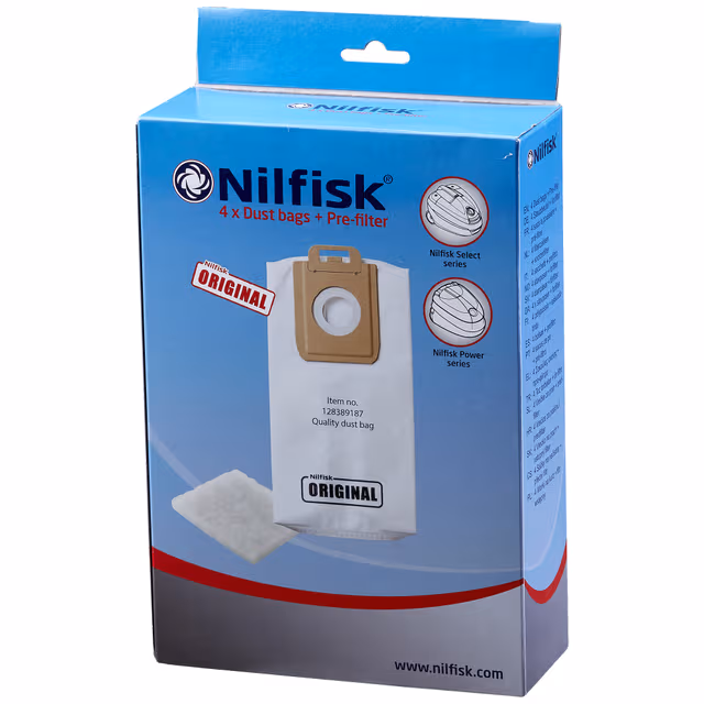 Nilfisk Select High-Efficiency Vacuum Bags 128389187