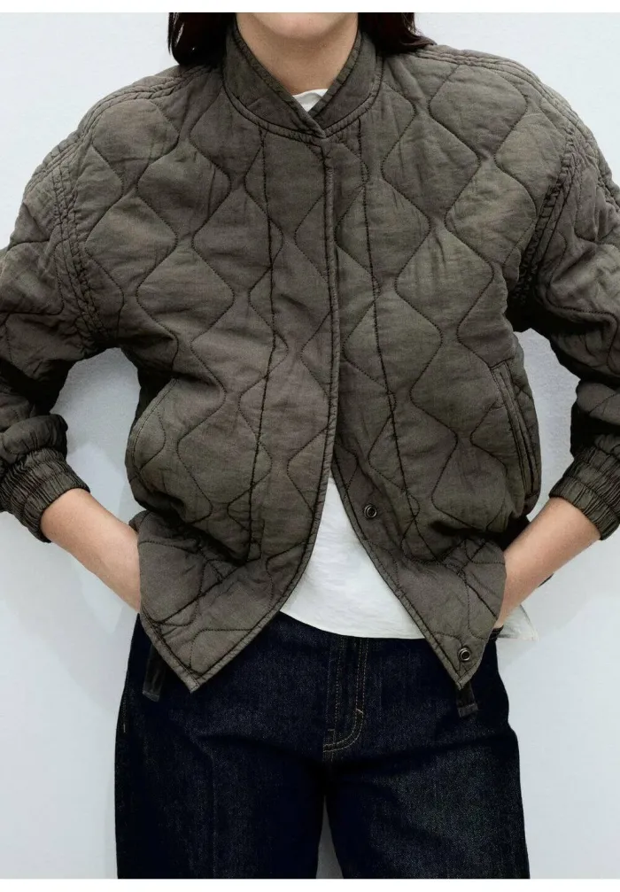 Mango Hawaii Grey Winter Jacket