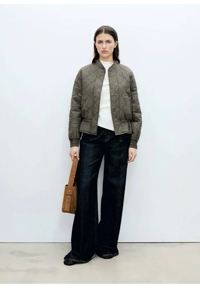 Mango Hawaii Grey Winter Jacket