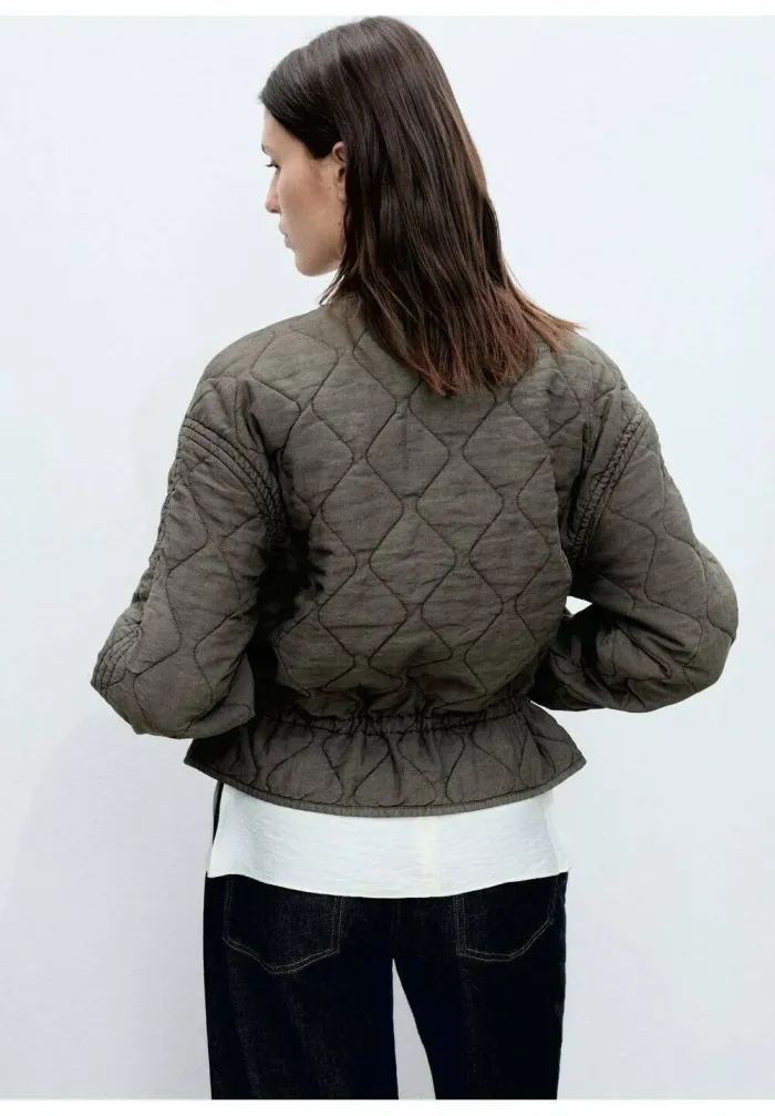 Mango Hawaii Grey Winter Jacket