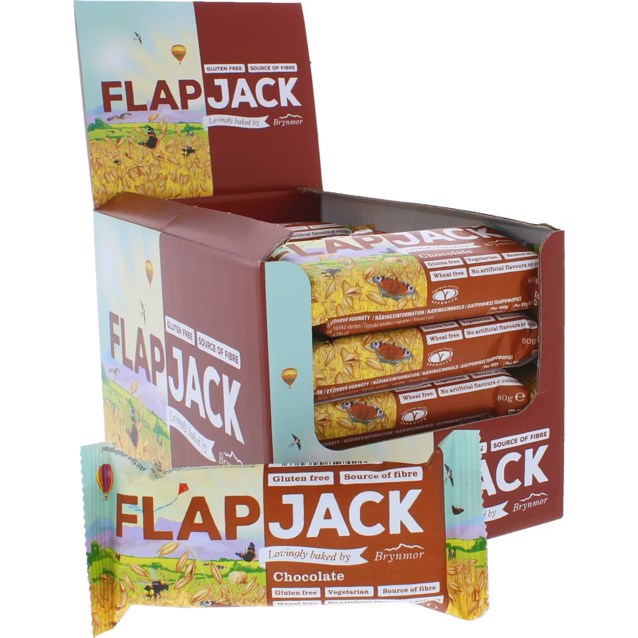 Flapjack Choklad Mellanmålsbar 20-pack 80g
