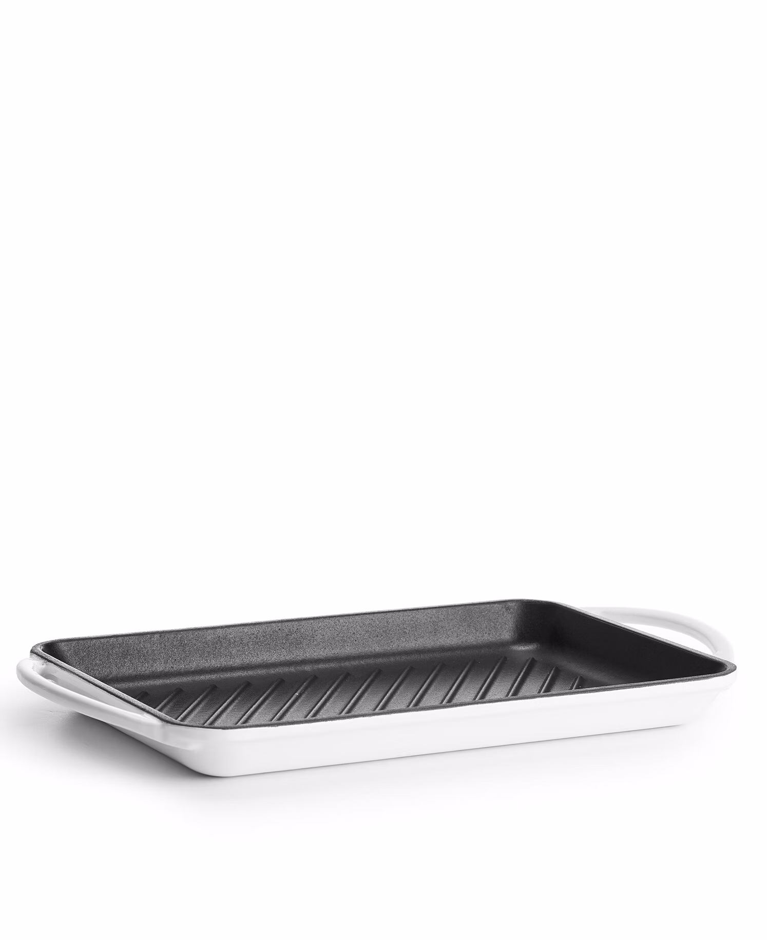 Gjutjärn Grillbricka 33 cm Vit
